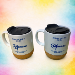 Mug con base de corcho personalizado